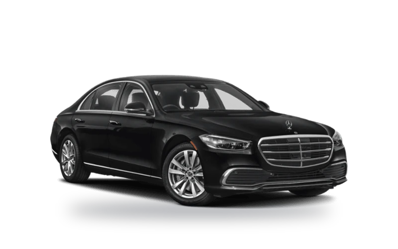 Black Mercedes sedan